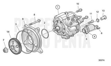 Volvo Penta Control Valve (V2) - Volvo Penta (22224036) — Quality Boat Parts