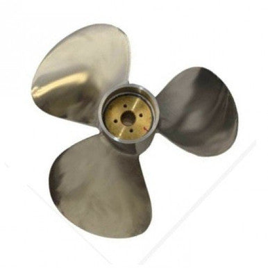 Volvo Penta K4 Forward Duoprop Steel Three Blade Left Hand Rotation Front Prop (22414379) — Quality Boat Parts