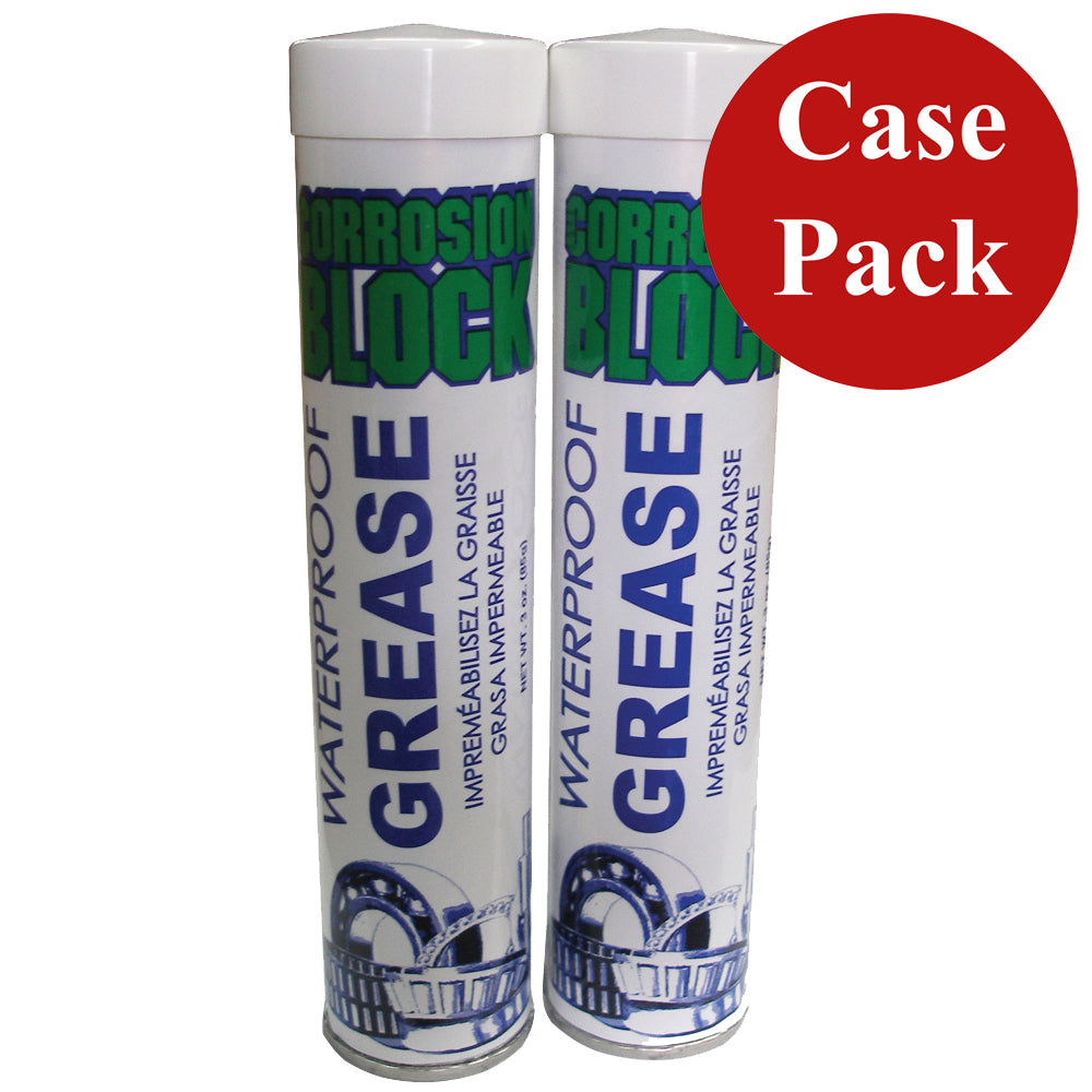 Corrosion Block High Performance Waterproof Grease - (2) 2oz Tube - Non-Hazmat, Non-Flammable & Non-Toxic *Case of 6* 25003CASE — Quality Boat Parts