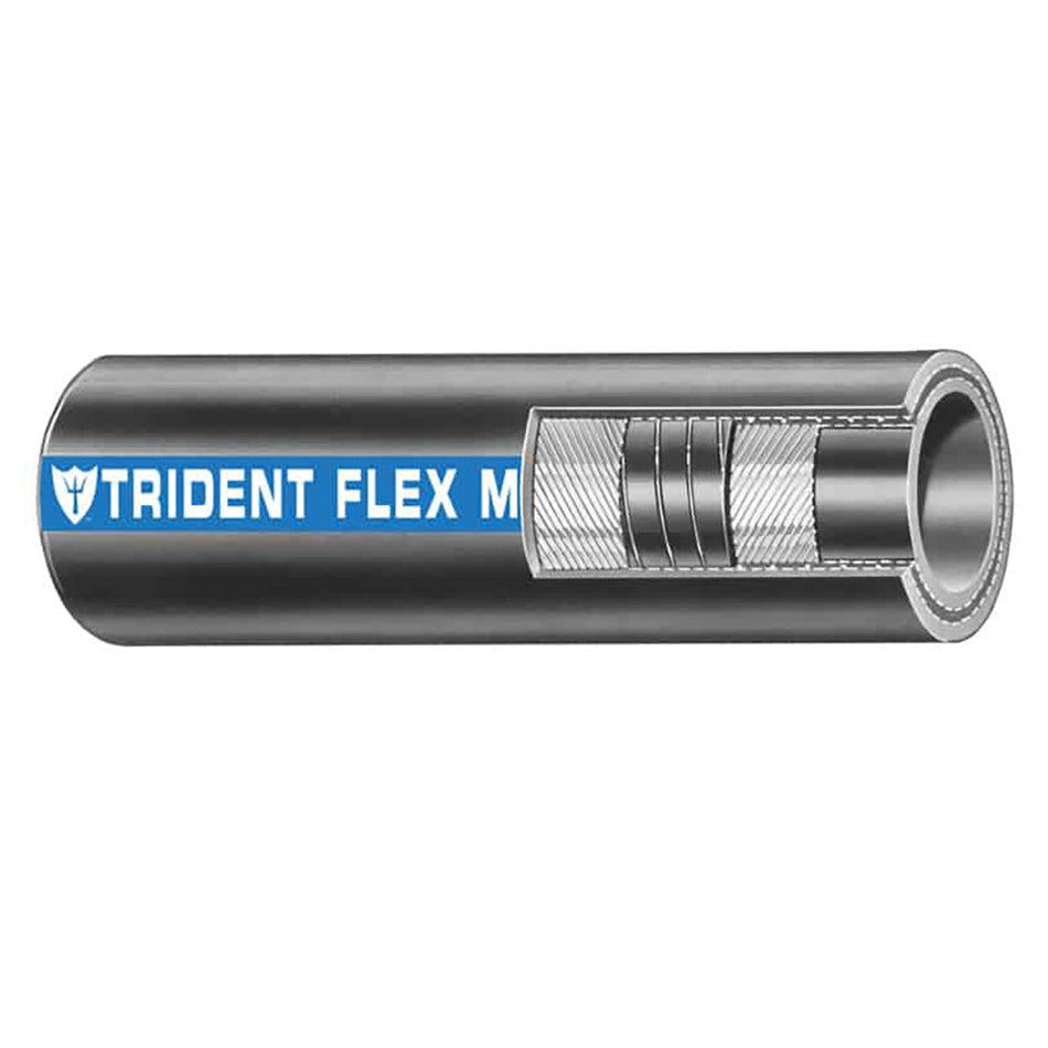 Trident Marine 1-1/2" Flex Marine Wet Exhaust & Water Hose - Black - Sold by the Foot 250-1126-FT — Quality Boat Parts