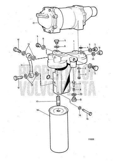Volvo Penta Oil Filter - Volvo Penta (21707134) — Quality Boat Parts