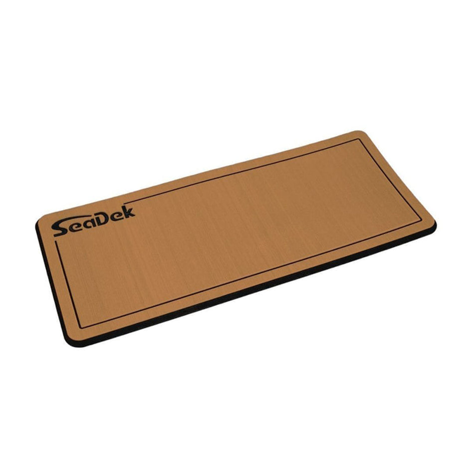 SeaDek 14" x 36" 20mm Dual Density Small Helm Pad w/SeaDek Logo - Brushed Texture - Mocha/Black (355.6mm x 914.4mm x 20mm) 37925-80327 — Quality Boat Parts