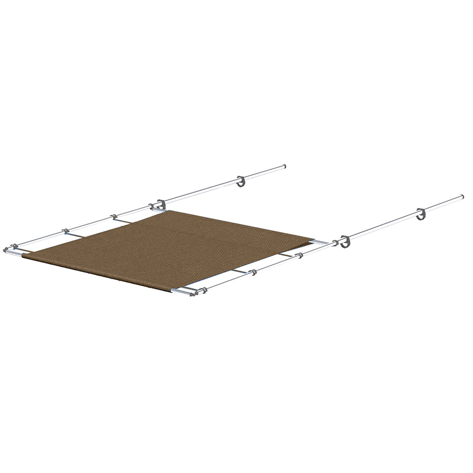 SureShade PTX Power Shade - 51" Wide - Stainless Steel - Toast 2021026261 — Quality Boat Parts