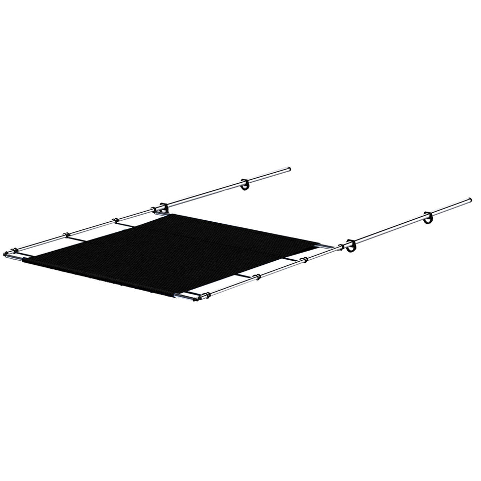 SureShade PTX Power Shade - 57" Wide - Stainless Steel - Black 2021026400 — Quality Boat Parts
