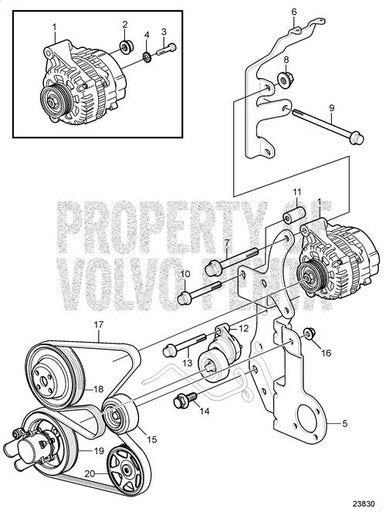 Volvo Penta Spacer - Volvo Penta (3886468) — Quality Boat Parts