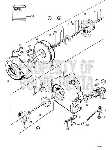 Volvo Penta O-Ring - Volvo Penta (3887153) — Quality Boat Parts