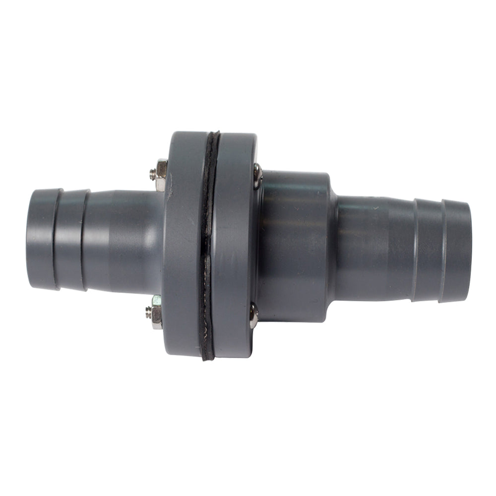 FATSAC 1-1/8" Barbed In-Line Check Valve w/O-Rings f/Auto Ballast System W755 — Quality Boat Parts