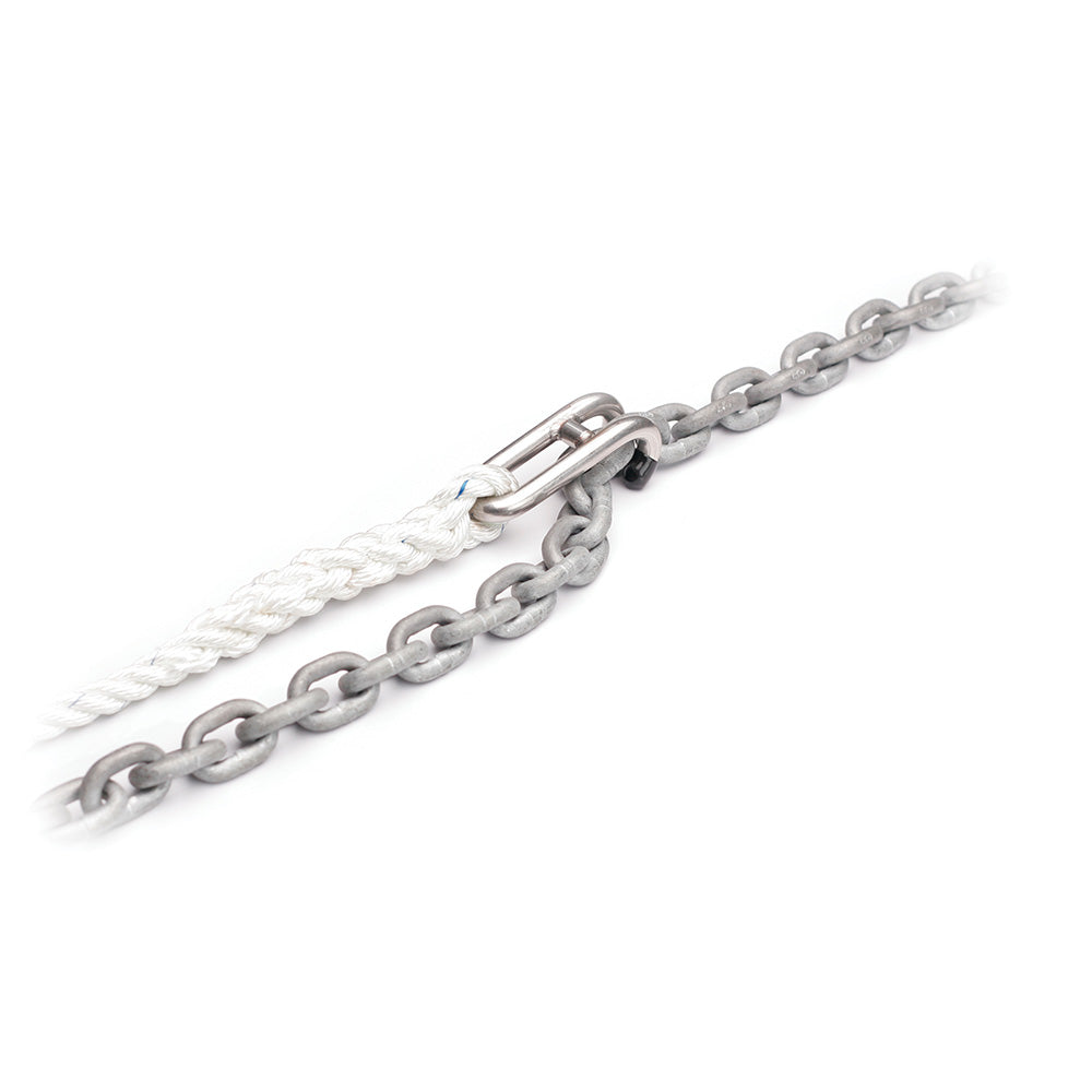 C. Sherman Johnson "Captain Hook" Chain Snubber Small Snubber Hook f/1/4" & 5/16" Chain w/12' of 1/2" 3 Strand Nylon 46-465 — Quality Boat Parts
