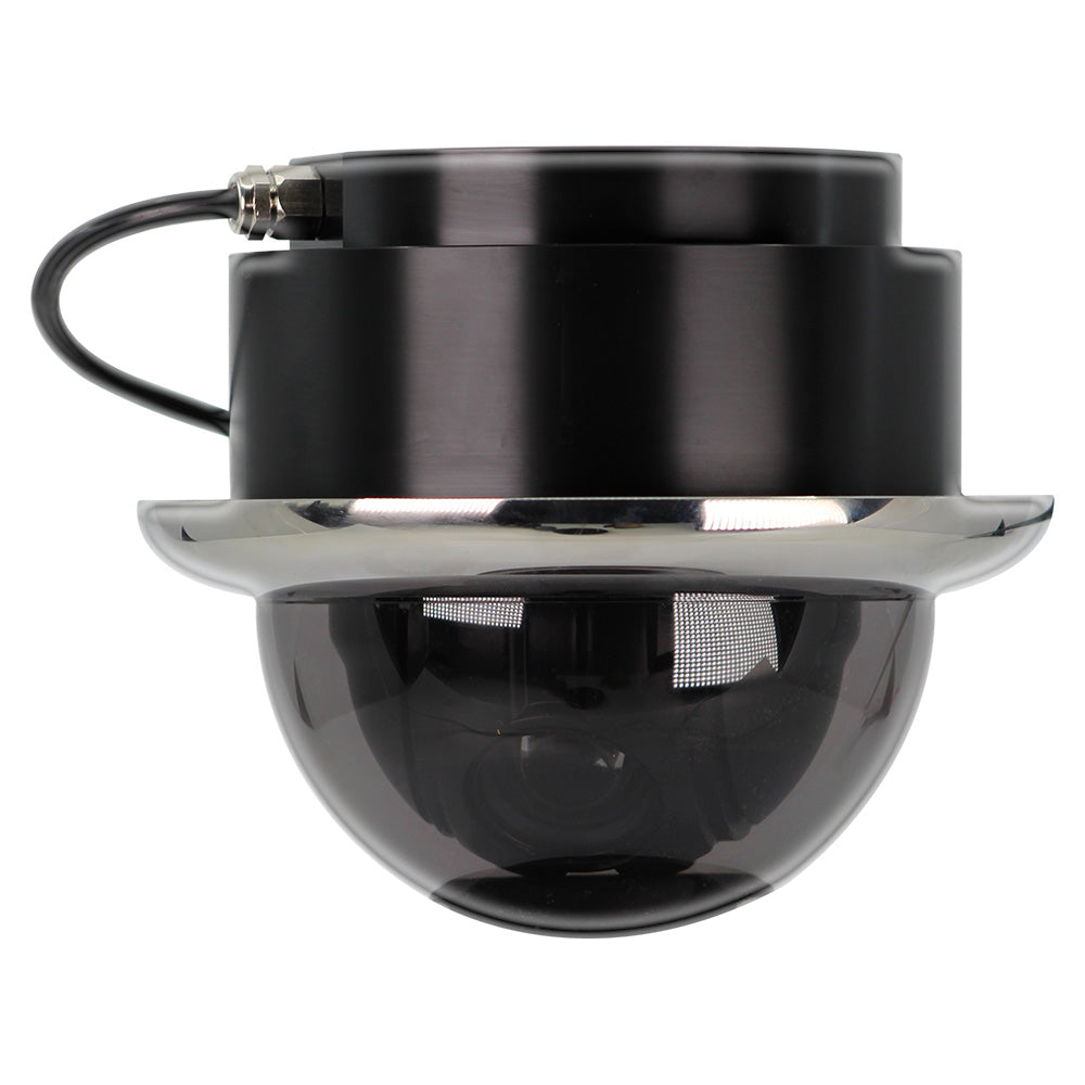 Iris Miniature Marine PTZ Dome Camera - Stainless Bezel - Hi-Resolution Analogue Sensor - 1000TVL - 4 in 1 Video Format IRIS106 — Quality Boat Parts