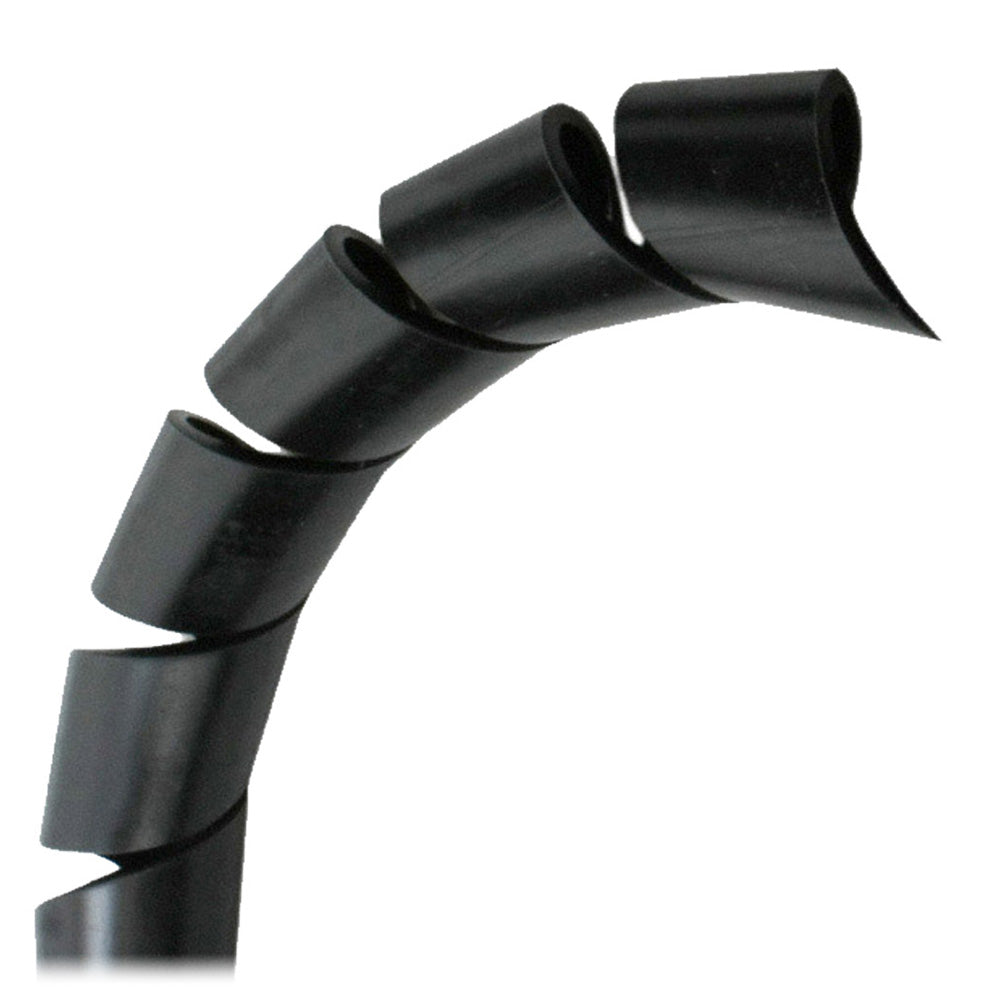 Pacer 3/4" Spiral Wrap - Black - 100' Roll BSW3/4BK-100 — Quality Boat Parts