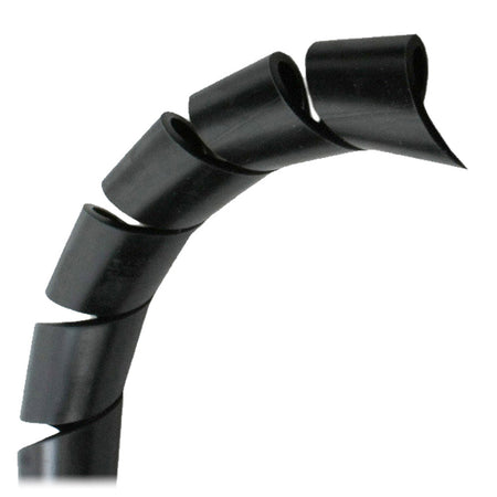 Pacer 3/4" Spiral Wrap - Black - 100' Roll BSW3/4BK-100 — Quality Boat Parts