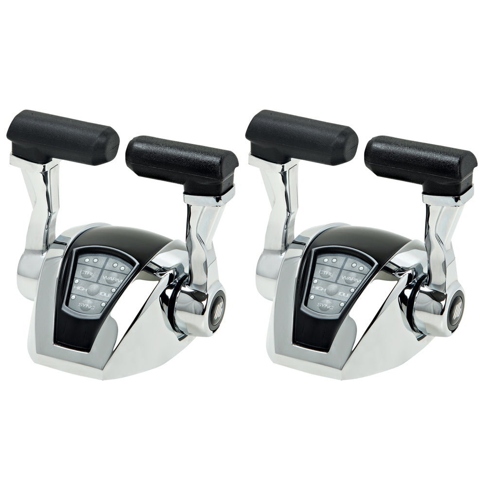 UFlex Power A Electronic Control Package - Dual Engine/Dual Station - Electronic Throttle/Mechanical Shift EM22 — Quality Boat Parts