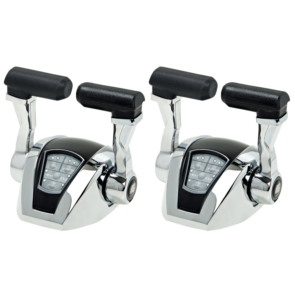 UFlex Power A Electronic Control Package - Dual Engine/Dual Station - Electronic Throttle/Mechanical Shift EM22 — Quality Boat Parts
