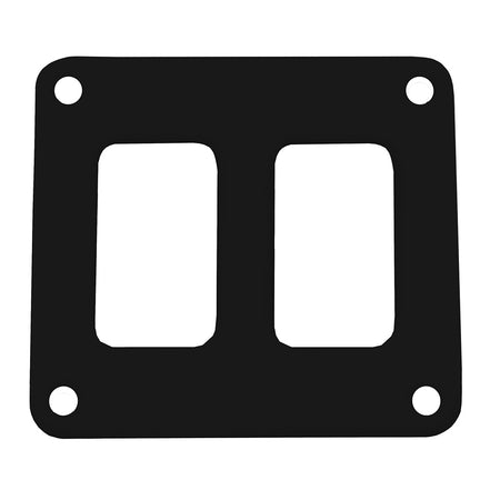 Pacer Switch Panel - 2 Switch & 1 Row - 3" x 2.75" - Black Powder Coated Aluminum PSC-21-BK — Quality Boat Parts