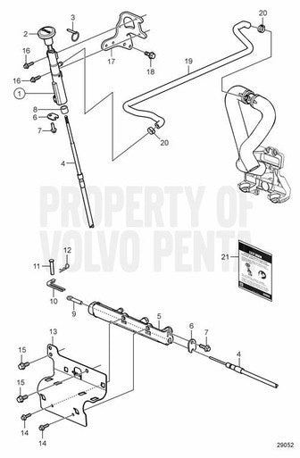 Volvo Penta Cable (V2) - Volvo Penta (23030620) — Quality Boat Parts