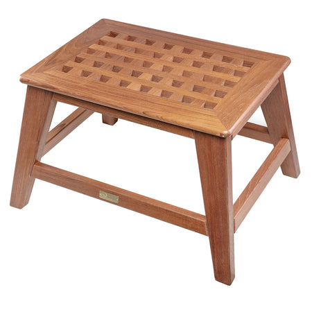 Whitecap Step Stool - Teak 60088 — Quality Boat Parts