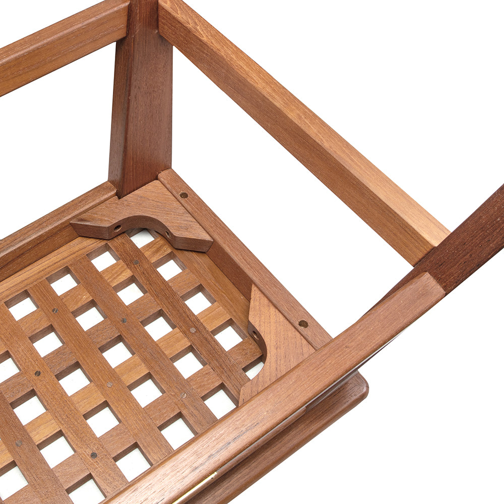 Whitecap Step Stool - Teak 60088 — Quality Boat Parts