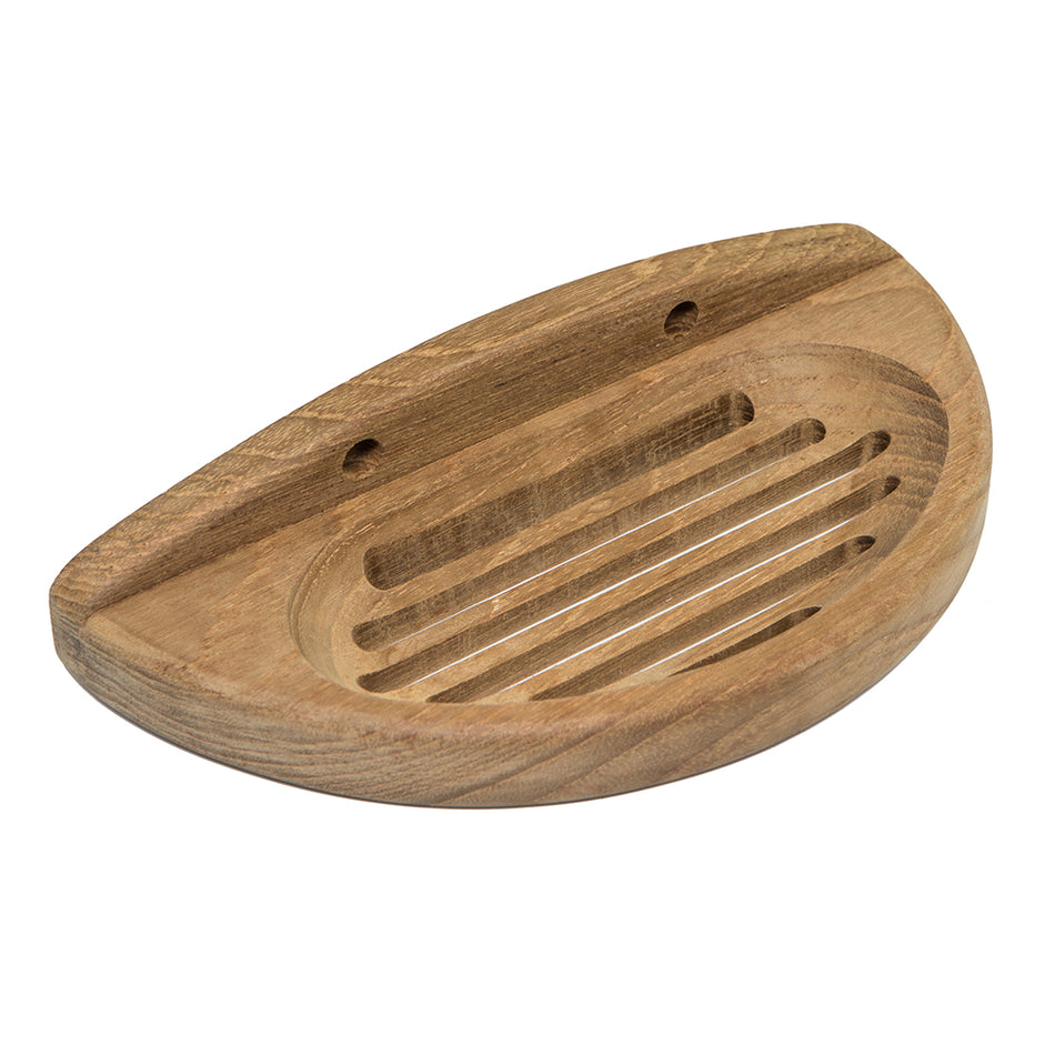 Whitecap Teak Oval Soap Dish 62315 — Quality Boat Parts