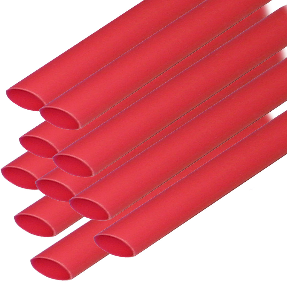 Ancor Heat Shrink Tubing 3/16" x 12" - Red - 10 Pieces 302624 — Quality Boat Parts