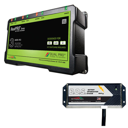 Dual Pro RS3 3 Bank Battery Charger w/3 Bank B.O.S. RS3/BOS12V3 — Quality Boat Parts