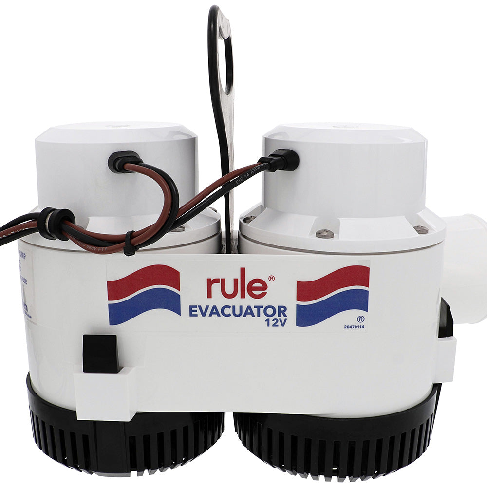 Rule 7700D GPH Evacuator Pump - 12V 7700D — Quality Boat Parts