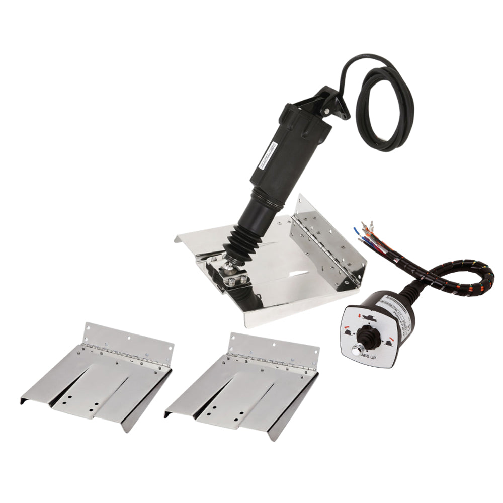 Uflex 12x12 Polished Stainless Steel Trim Tab Kit MTCP1212LPJ — Quality Boat Parts