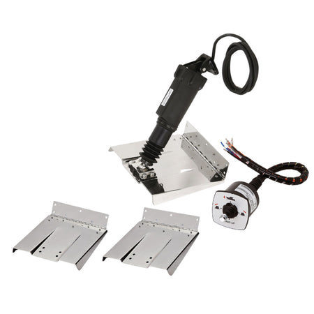 Uflex 12x12 Polished Stainless Steel Trim Tab Kit MTCP1212LPJ — Quality Boat Parts