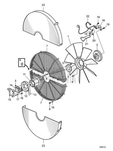 Volvo Penta Fan Belt - Volvo Penta (3595371) — Quality Boat Parts