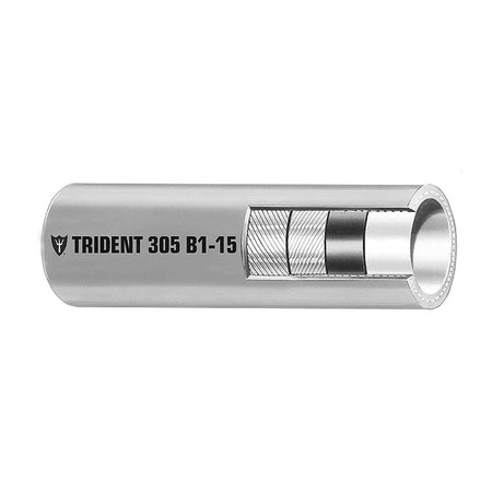 Trident Marine 5/16" Barrier Lined B1-15 EPA Compliant Outboard Fuel Line Hose - Gray - Sold by the Foot 305-0566-FT — Quality Boat Parts