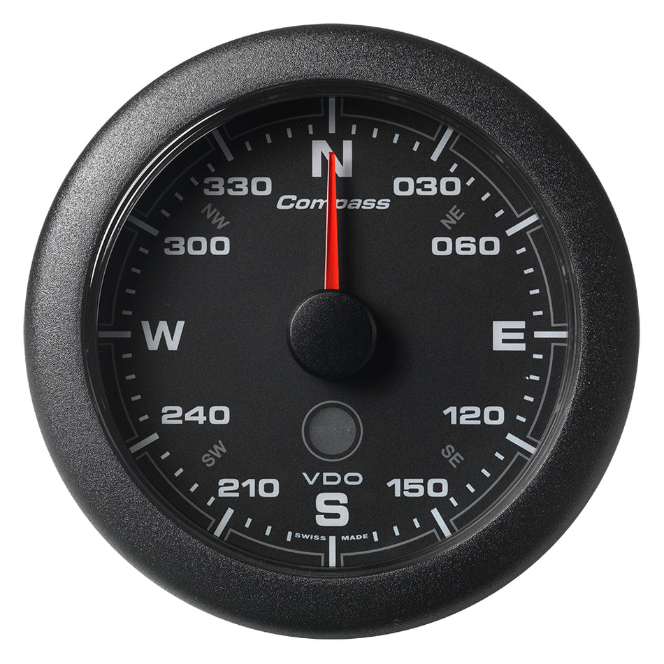 Veratron 3-3/8" (85MM) OceanLink® Compass - 360° - Black Dial & Bezel A2C1957380001 — Quality Boat Parts