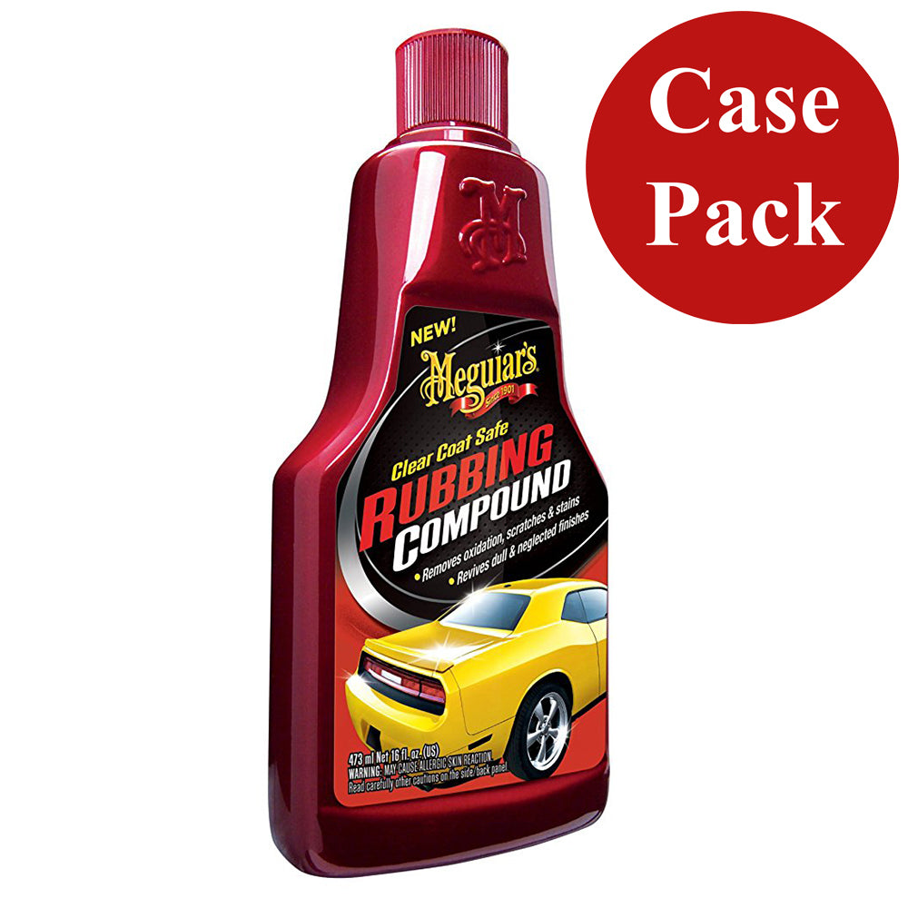 Meguiar's Clear Coat Safe Rubbing Compound - 16oz *Case of 6* G18016CASE — Quality Boat Parts