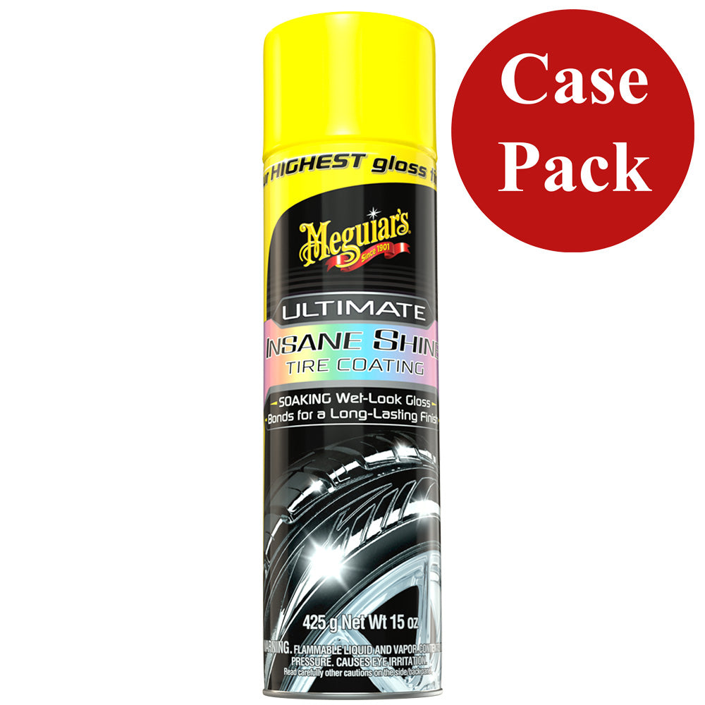 Meguiar's Ultimate Insane Shine™ Tire Coating - 15oz. *Case of 6* G190315CASE — Quality Boat Parts