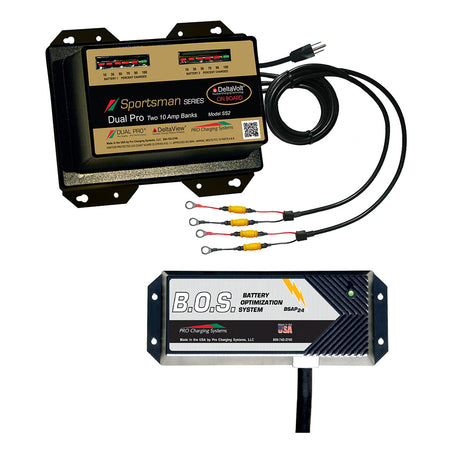 Dual Pro SS2 2 Bank Battery Charger w/ 2 Bank B.O.S. SS2/BOS12V2 — Quality Boat Parts