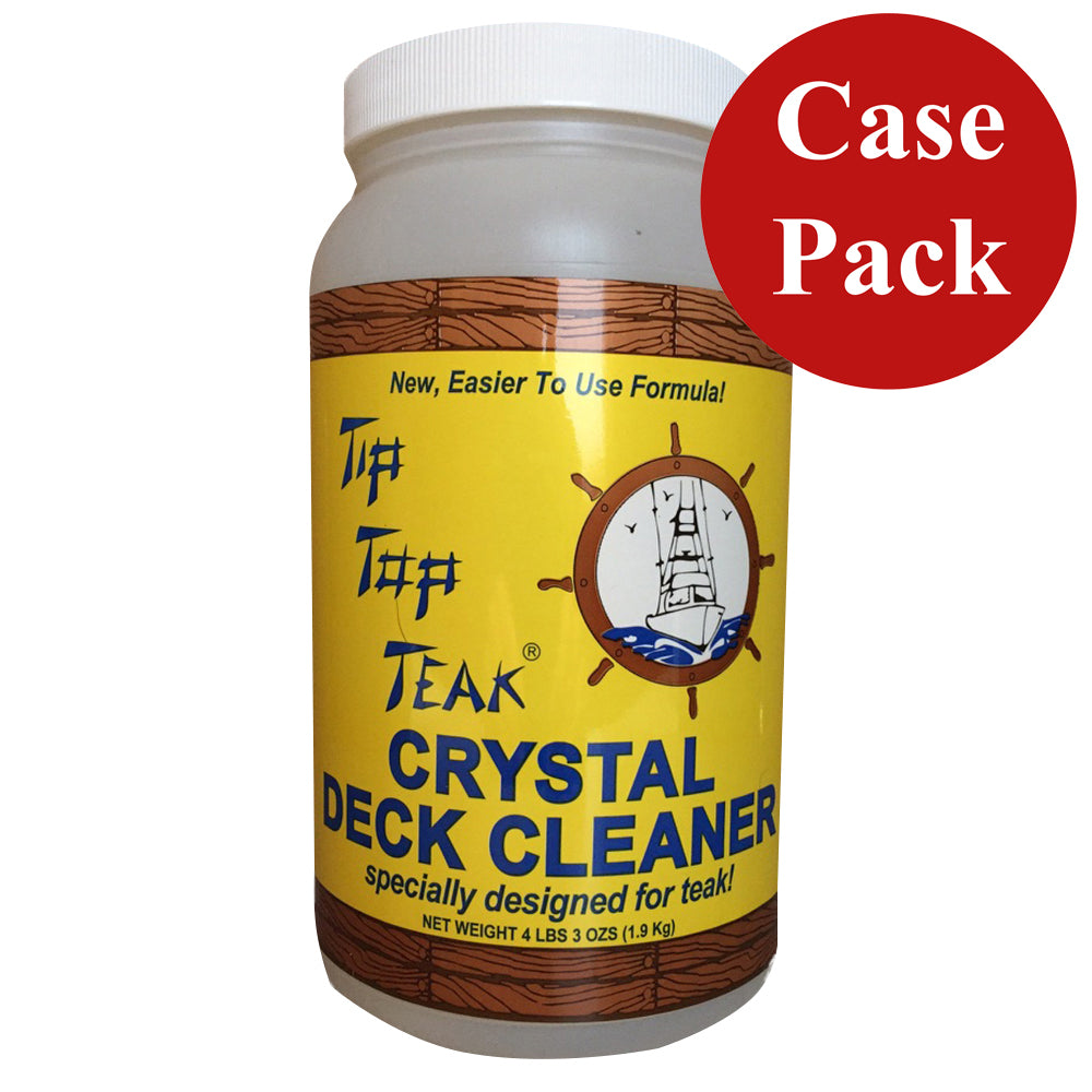 Tip Top Teak Tip Top Teak Crystal Deck Cleaner - Half Gallon (4lbs 3oz) - *Case of 6* TC 2001CASE — Quality Boat Parts