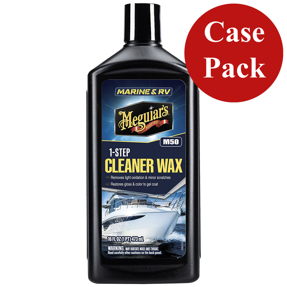 Meguiar's Boat/RV Cleaner Wax - 16 oz - *Case of 6* M5016CASE — Quality Boat Parts