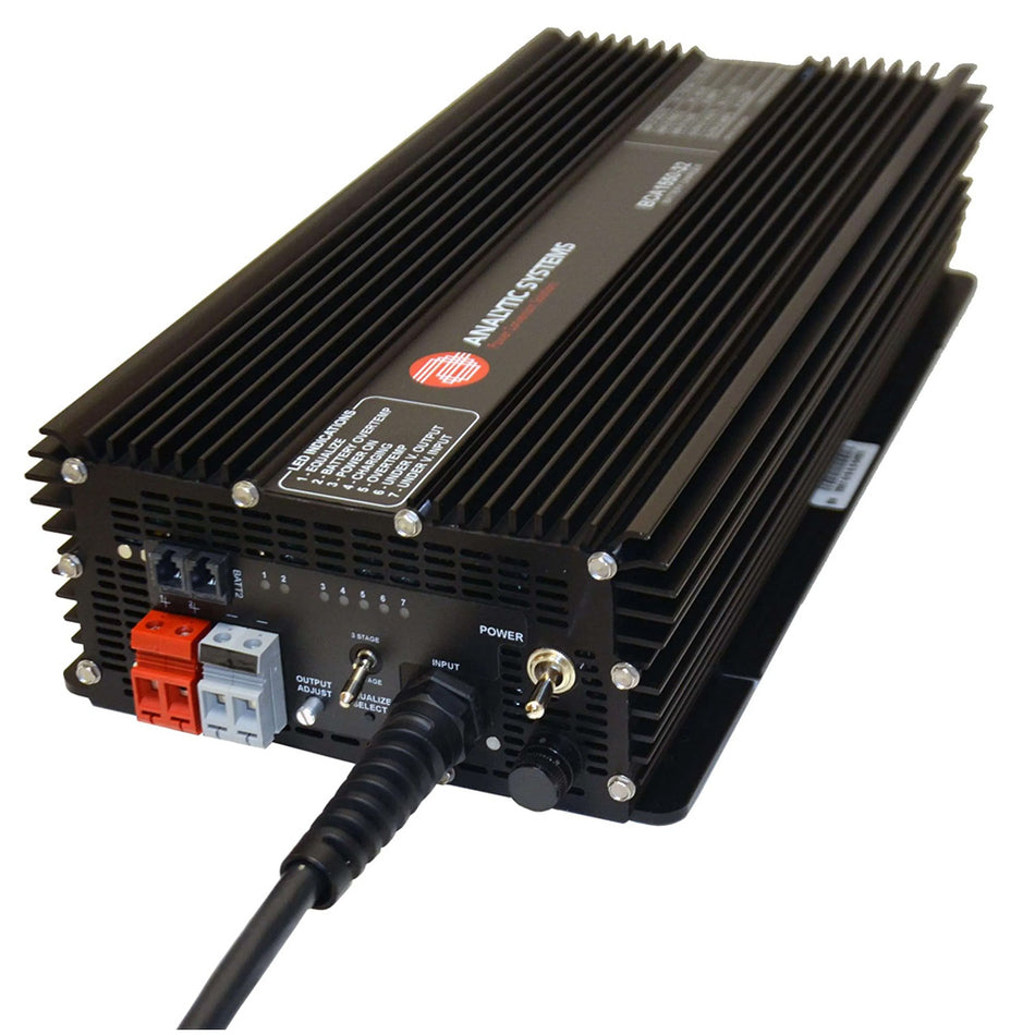 Analytic Systems AC Charger 2-Bank 70A, 12V Out, 85-264VAC In Power-Factor Correction BCA1050-12 — Quality Boat Parts