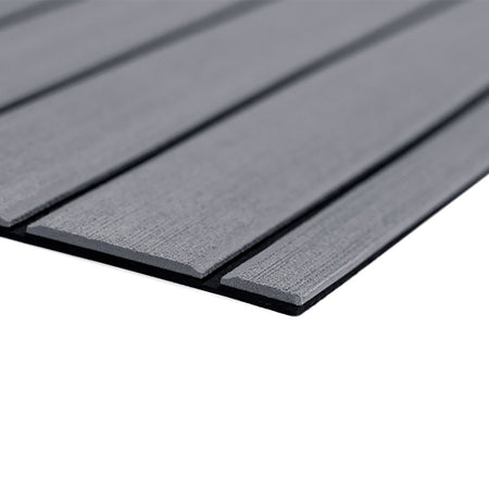 SeaDek 40" x 80" 6mm Teak Full Sheet - Brushed Texture - Storm Grey/Black (1016mm x 2032mm x 6mm) 32279-80066 — Quality Boat Parts