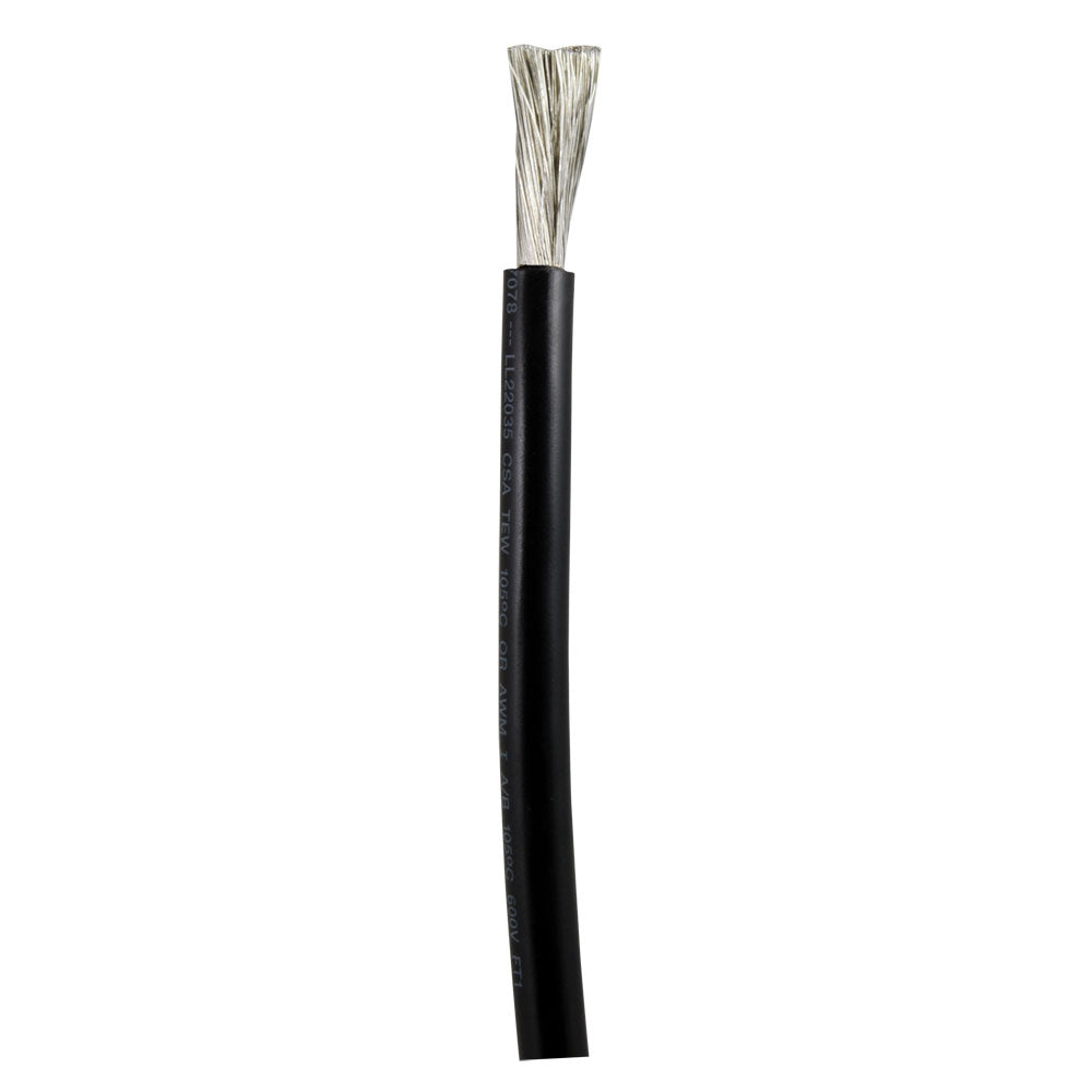 Ancor Black 6 AWG Battery Cable - Sold By The Foot 1120-FT — Quality Boat Parts
