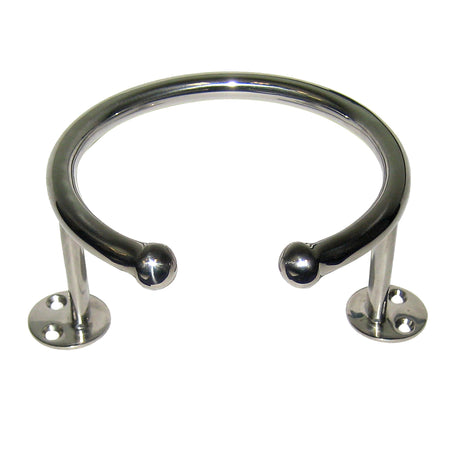 Whitecap Top Mount Ring SS Cup Holder - 1-Drink - Base Mount S-3516 — Quality Boat Parts