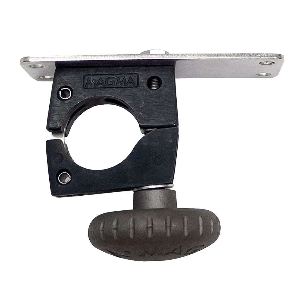 Magma Horizontal Round Rail Mount w/Knob - 1-1/2" T10-591 — Quality Boat Parts
