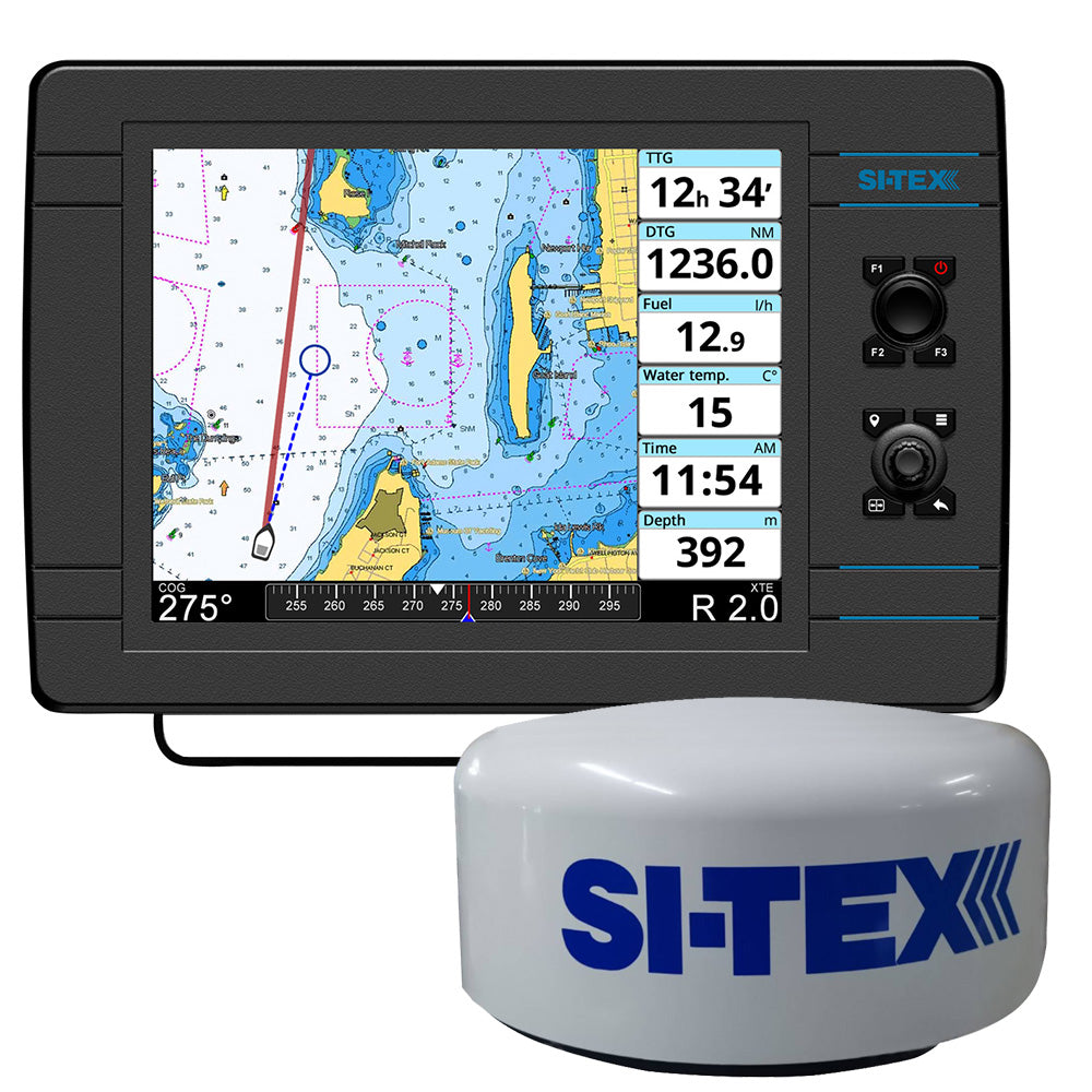 SI-TEX NavPro 1200 w/MDS-15 WiFi 20" Hi-Res Digital Radome Radar w/15M Cable NAVPRO1200R — Quality Boat Parts