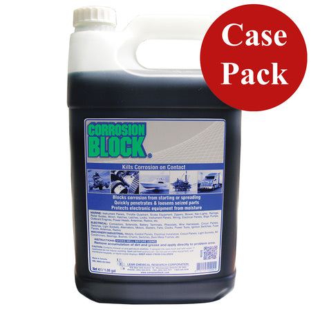 Corrosion Block Liquid 4-Liter Refill - Non-Hazmat, Non-Flammable & Non-Toxic *Case of 4* 20004CASE — Quality Boat Parts