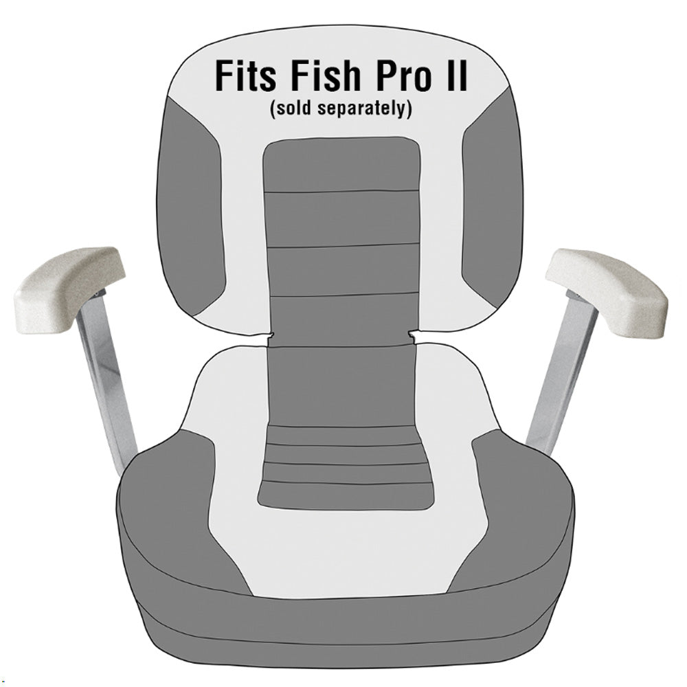 Springfield One Piece Arm Rest f/Fish Pro II 1080013-G — Quality Boat Parts
