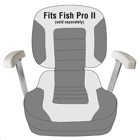 Springfield One Piece Arm Rest f/Fish Pro II 1080013-G — Quality Boat Parts