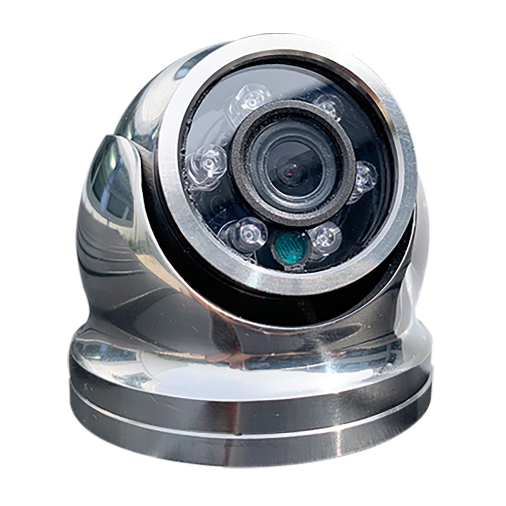 Iris Hi-Resolution Analog Mini Dome Camera - 316 Stainless Steel - CVBS - TVI - 3.6 IRIS-S060-36 — Quality Boat Parts
