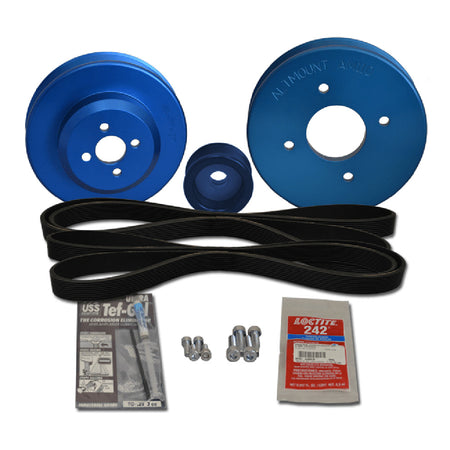 Balmar Yanmar Pulley Kit f/4JH, 4JHE, -TE, -HTE, -DTE 48-YSP-4JH-F — Quality Boat Parts