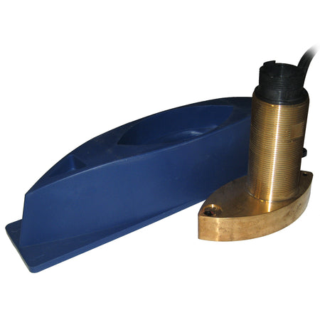 SI-TEX 496/50/200ST Bronze Thru-Hull Triducer w/Fairing Block f/ES502 496/50/200ST-ES — Quality Boat Parts