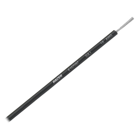 Pacer Black 18 AWG UL Marine Wire - 35' WUL18BK-35 — Quality Boat Parts
