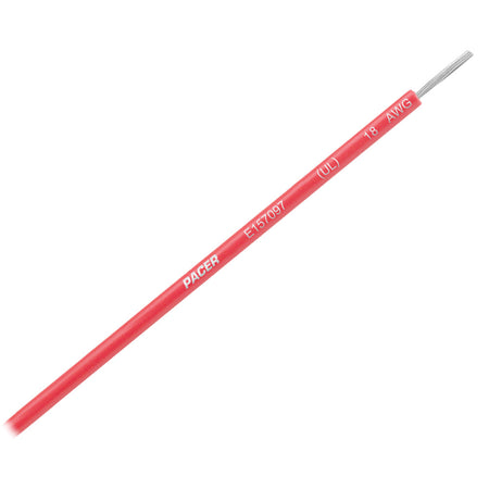 Pacer Red 18 AWG UL Marine Wire - 35' WUL18RD-35 — Quality Boat Parts