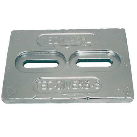Tecnoseal Mini Zinc Plate Anode 6" x 4" x 1/2" TEC-DIVERS-S — Quality Boat Parts